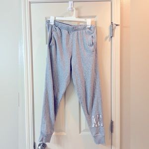 grey victoria’s secret angels sweatpants
